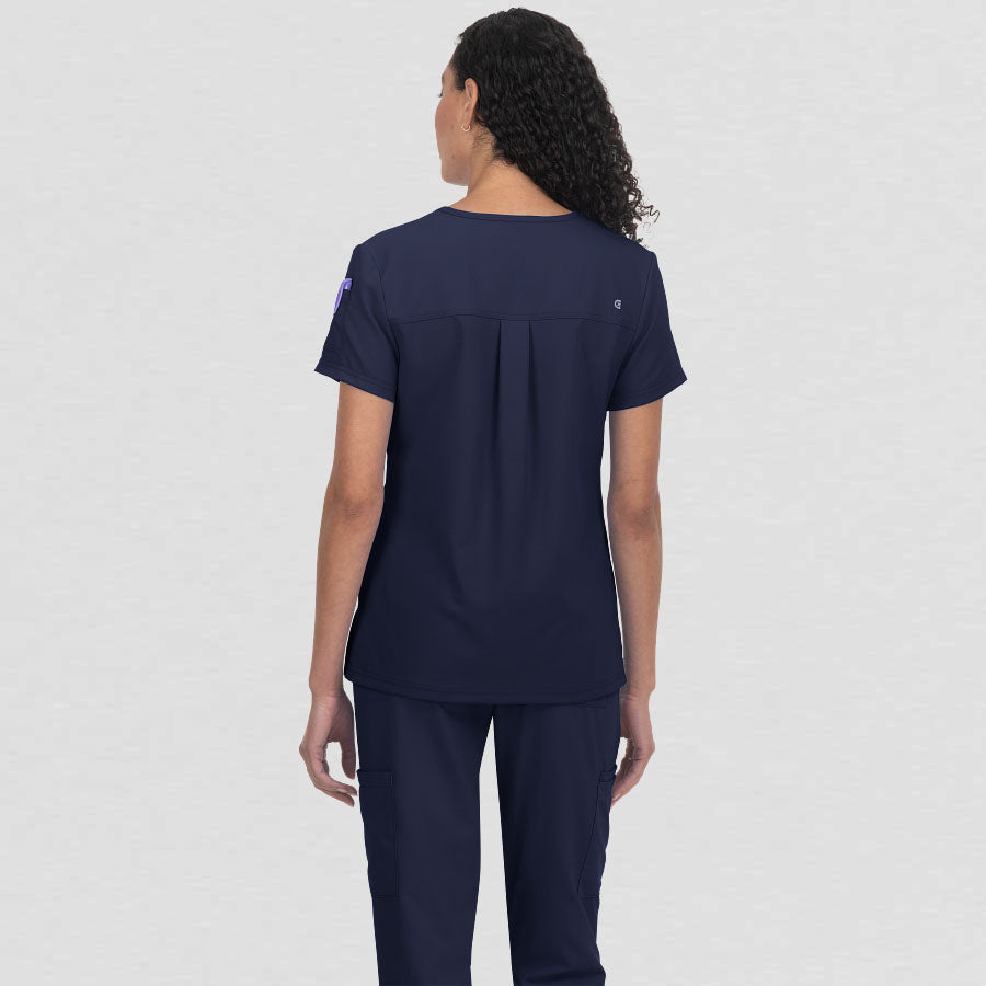 C100 - Womens Koi Cureology Aura Scrub Top