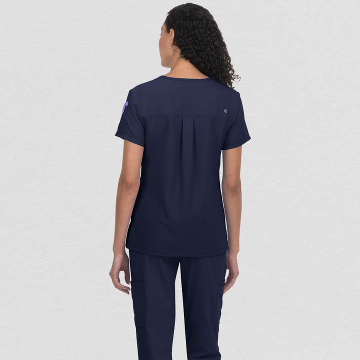 C100 - Womens Koi Cureology Aura Scrub Top