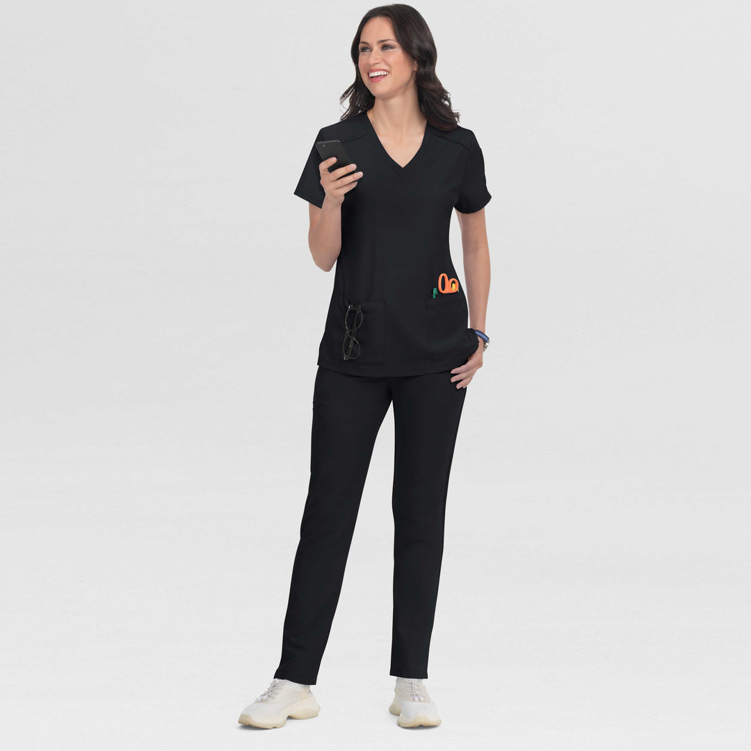 C101 - Womens Koi Cureology Cardi Scrub Top