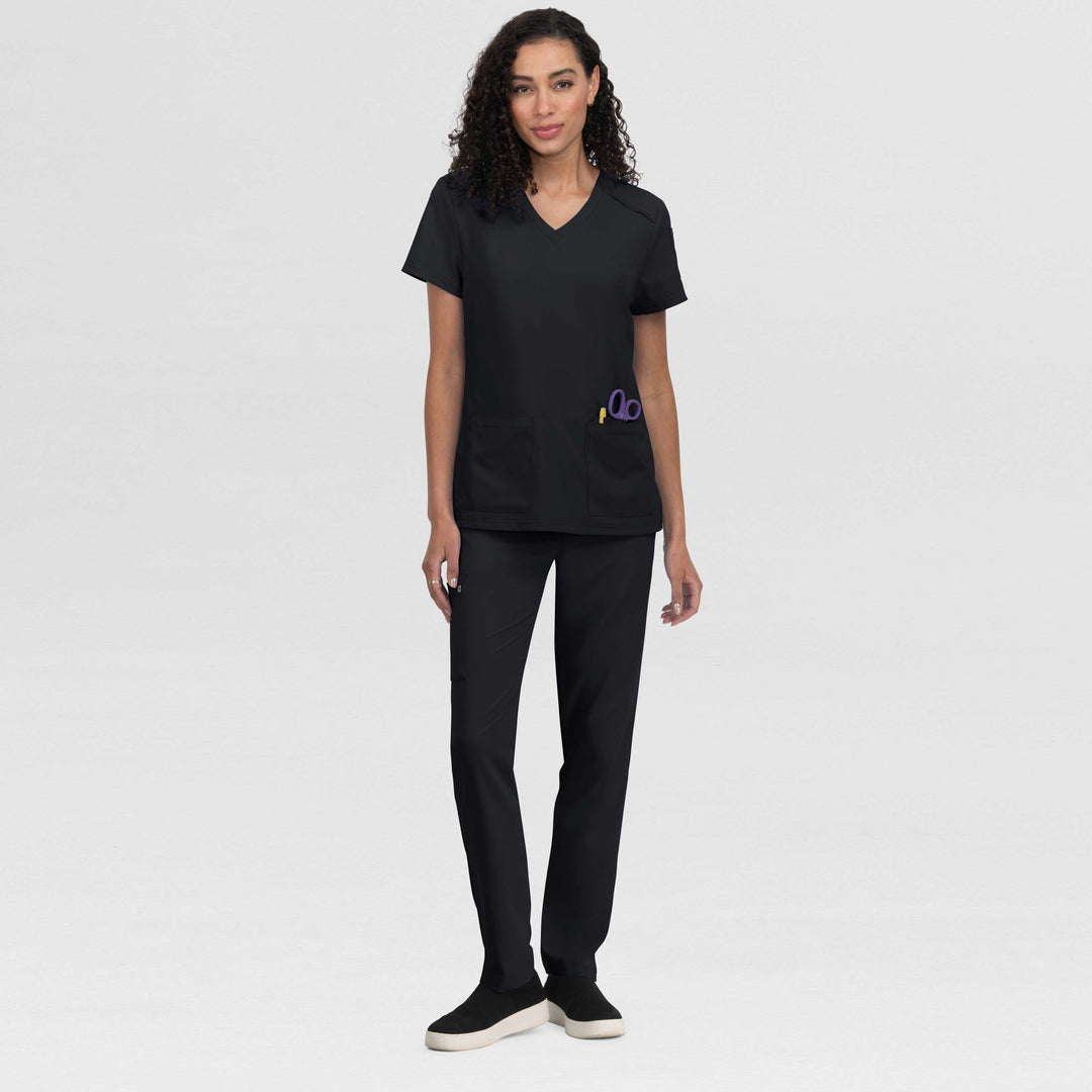 C101 - Womens Koi Cureology Cardi Scrub Top