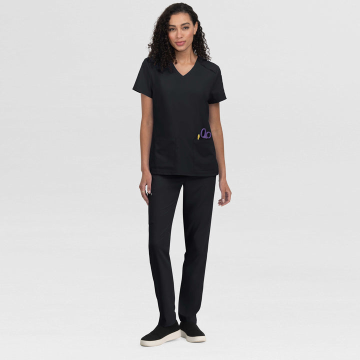 C101 - Womens Koi Cureology Cardi Scrub Top