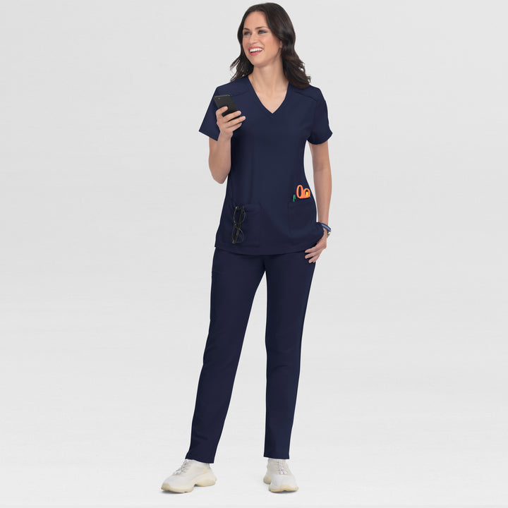 C101 - Womens Koi Cureology Cardi Scrub Top