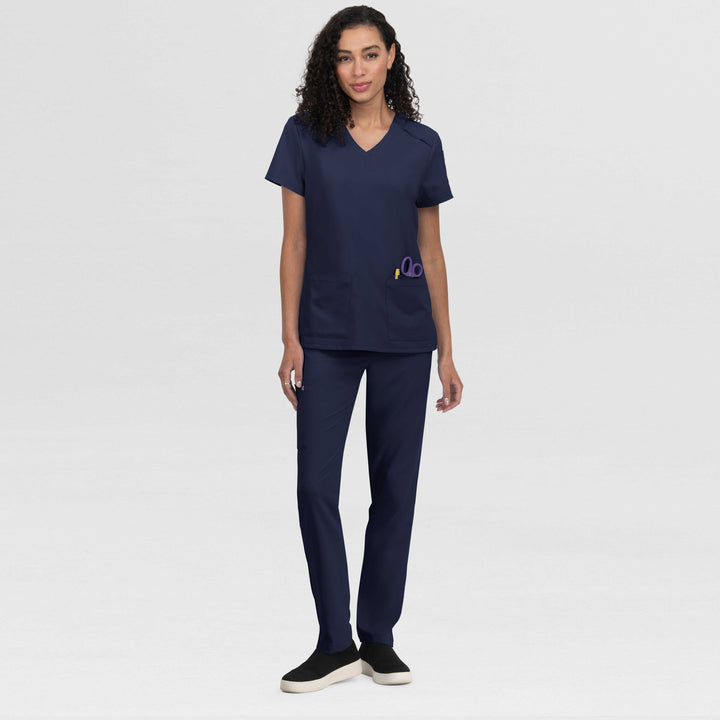 C101 - Womens Koi Cureology Cardi Scrub Top