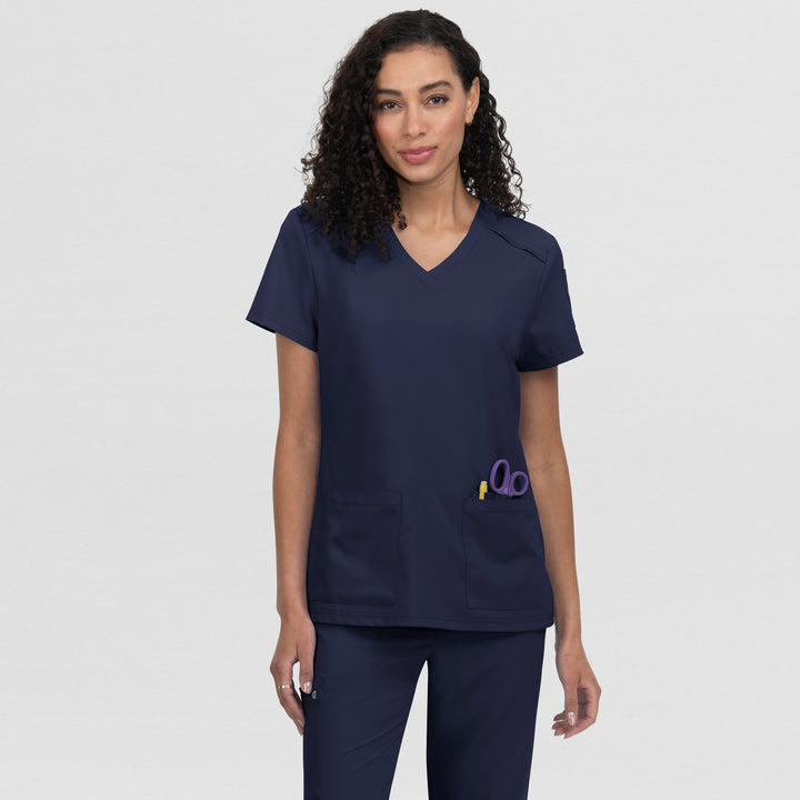 C101 - Womens Koi Cureology Cardi Scrub Top