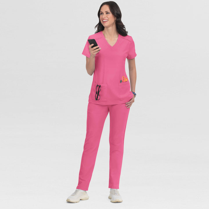 C101 - Womens Koi Cureology Cardi Scrub Top