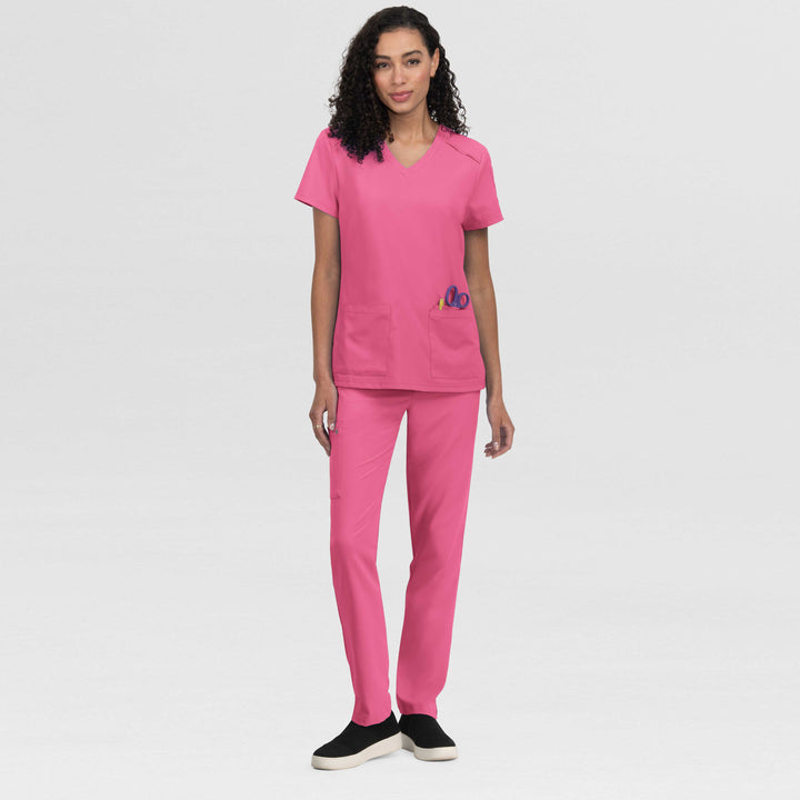C101 - Womens Koi Cureology Cardi Scrub Top