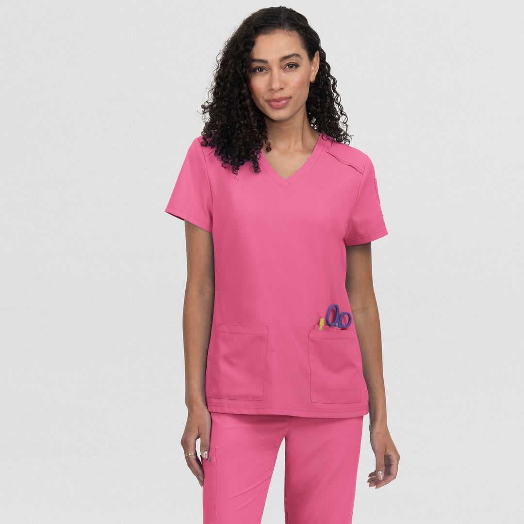 C101 - Womens Koi Cureology Cardi Scrub Top