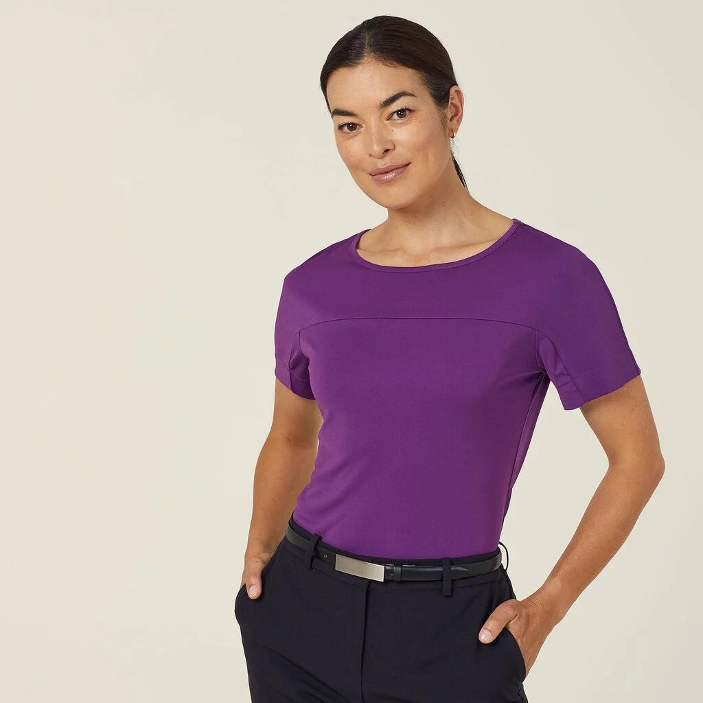 CATUHN - Matt Jersey Boat Neck Top