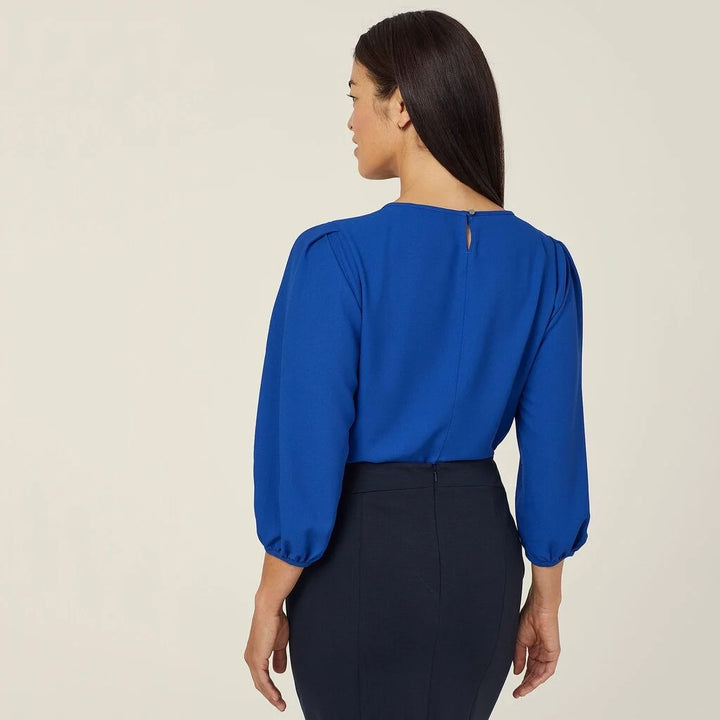 CATUPM - French Georgette 3/4 Sleeve Top