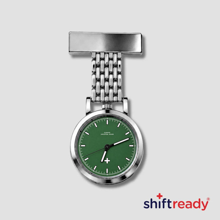 Shift Ready Metal Fob Watch - Green
