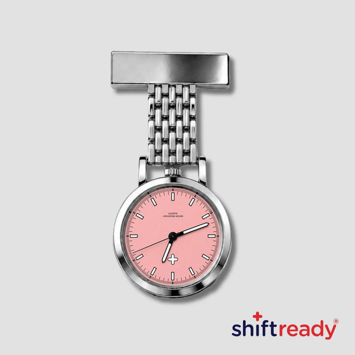 Shift Ready Metal Fob Watch - Pink