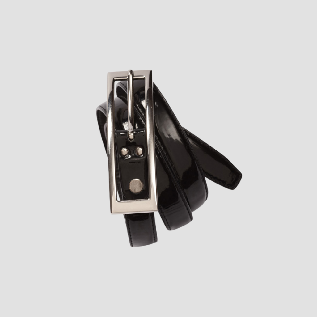 BB10920 - Womens Fashion Biz Semi-Patent Belt