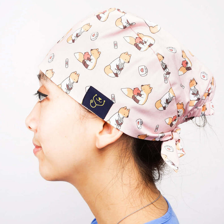 Dr Woof Scrub Cap - Little Fox