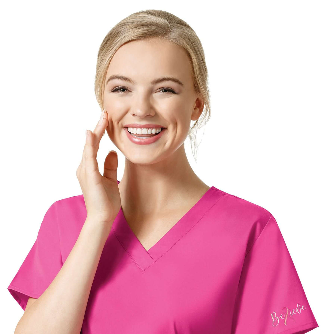 Embroidery Stock Logos - Breast Cancer Awareness - Believe
