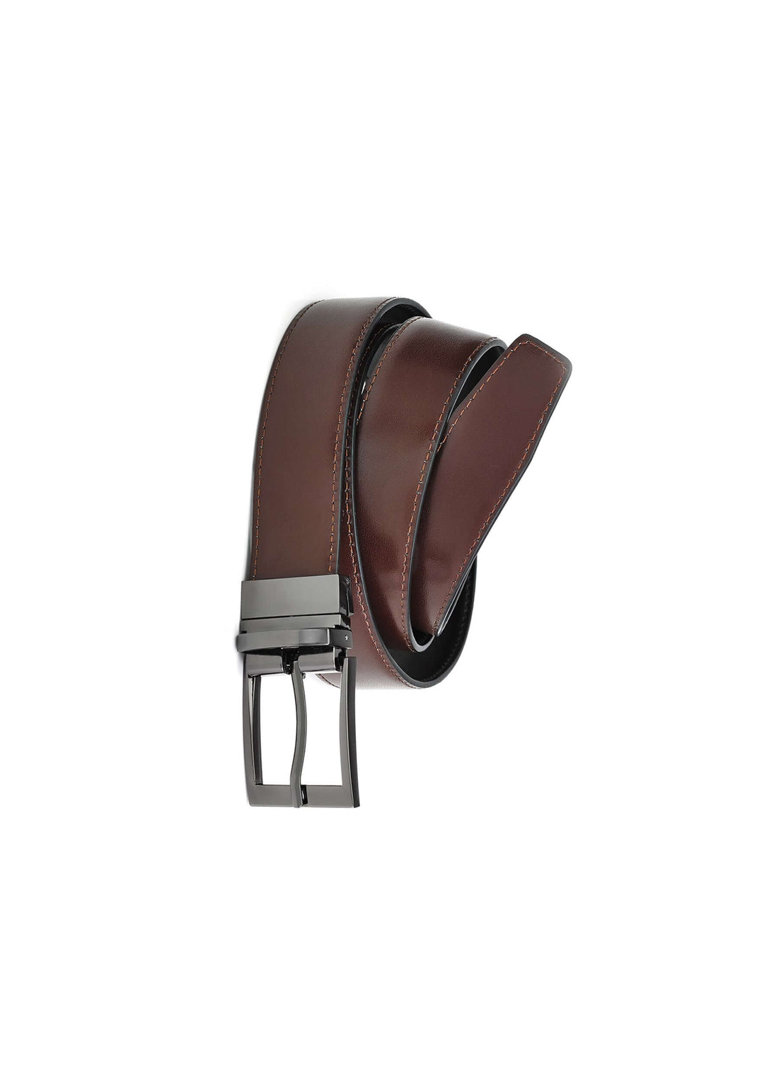 Mens Fashion Biz Corporates Leather Reversible Belt