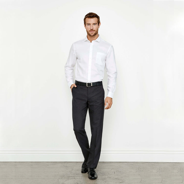 CL958ML - Mens Fashion Biz Comfort Waist Flat Front Pant