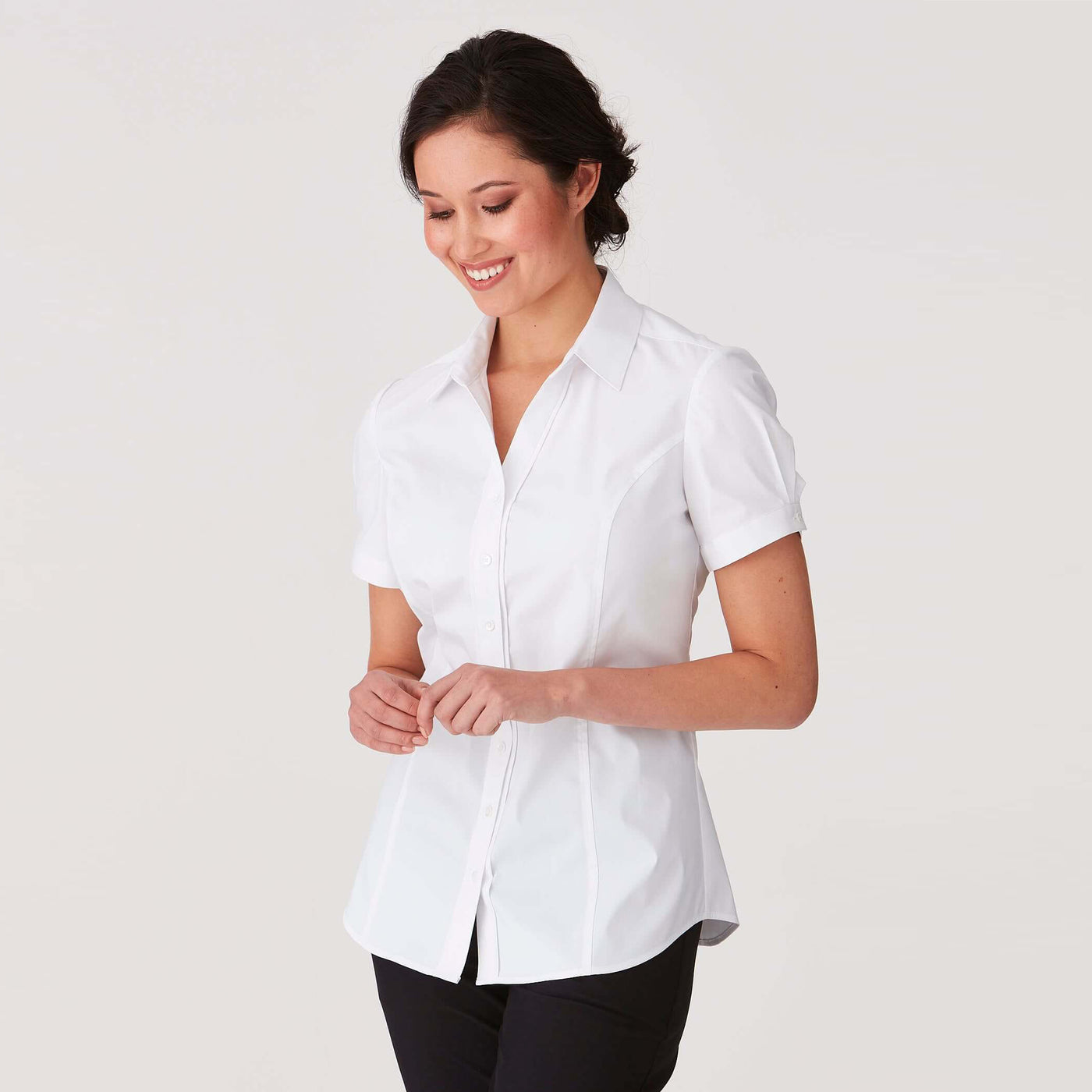 Womens City Collection Classic Short Sleeve Top