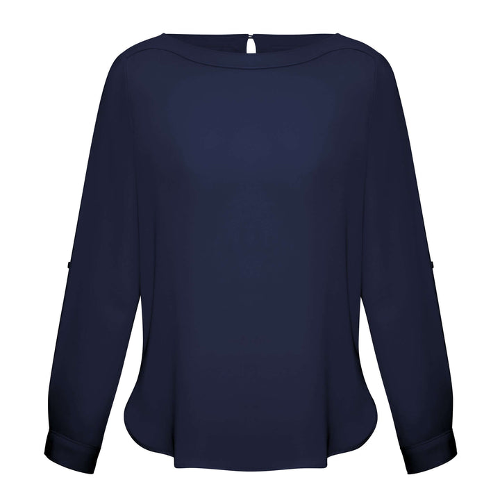 S828LL - Womens Fashion Biz Madison Boat Neck Top