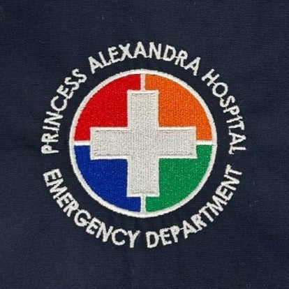 Embroidery Stock Logos - Princess Alexandra Hospital Emergency Department