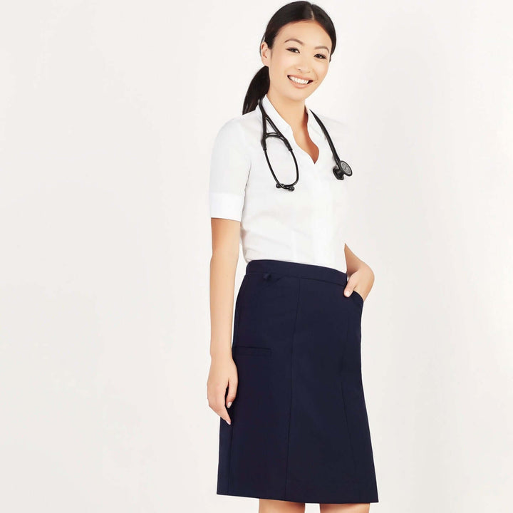 CL956LS - Womens Fashion Biz Comfort Waist Skirt