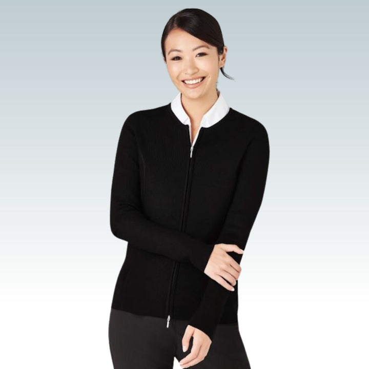 LC3505 - Womens Fashion Biz 2-Way Zip Cardigan